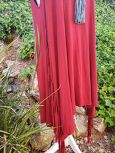 Cranberry Wine fringe dress