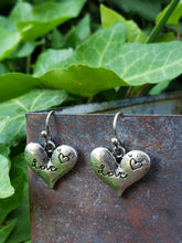 Love heart earrings
