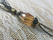 Alexa gold tassel necklace