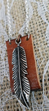 BOHO feather necklace