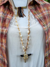 Arrow fringe necklace
