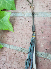 Arrow tassel necklace