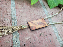 BOHO chain tassel necklace