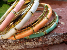 Pastel bangle bracelets
