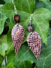 Rosy boa earrings
