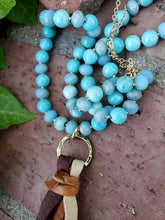 Turquoise tassel necklace