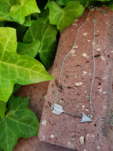 Rhinestone arrow necklace