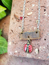 Lady bug necklace