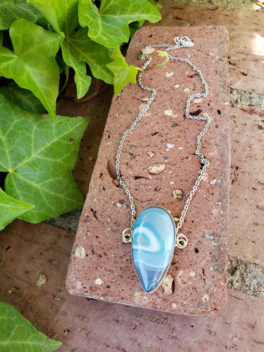 Polished Agate statement necklace